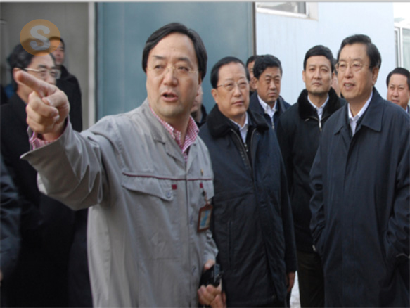 2012年3月21日中共中央政治局常委、全國人大常委會委員長張德江同志（時任國務(wù)院副總理）蒞臨公司視察