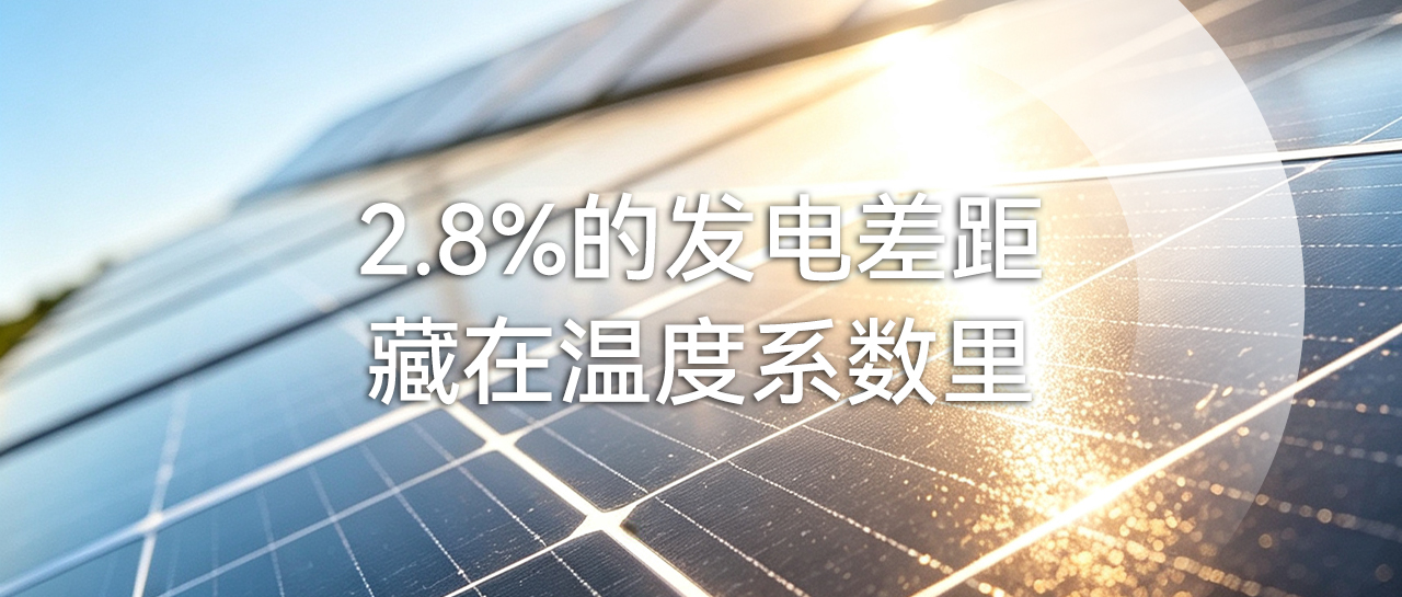 大暑 X 陽光能源 | 2.8%的發電差距，藏在溫度系數里